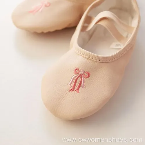 Stylish E5013 Canvas Split Sole Ballet Dance Shoes for Women